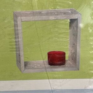 Real Organized white antique cube set of 2 nwt